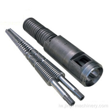 PTA Bimetallic Conical Twin Screw עבור שחול Desma